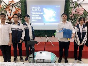 Đội Space sense Láng Thượng đã lọt vào chung kết toàn quốc cuộc thi TECHNICAL DESIGN CONTEST 2021