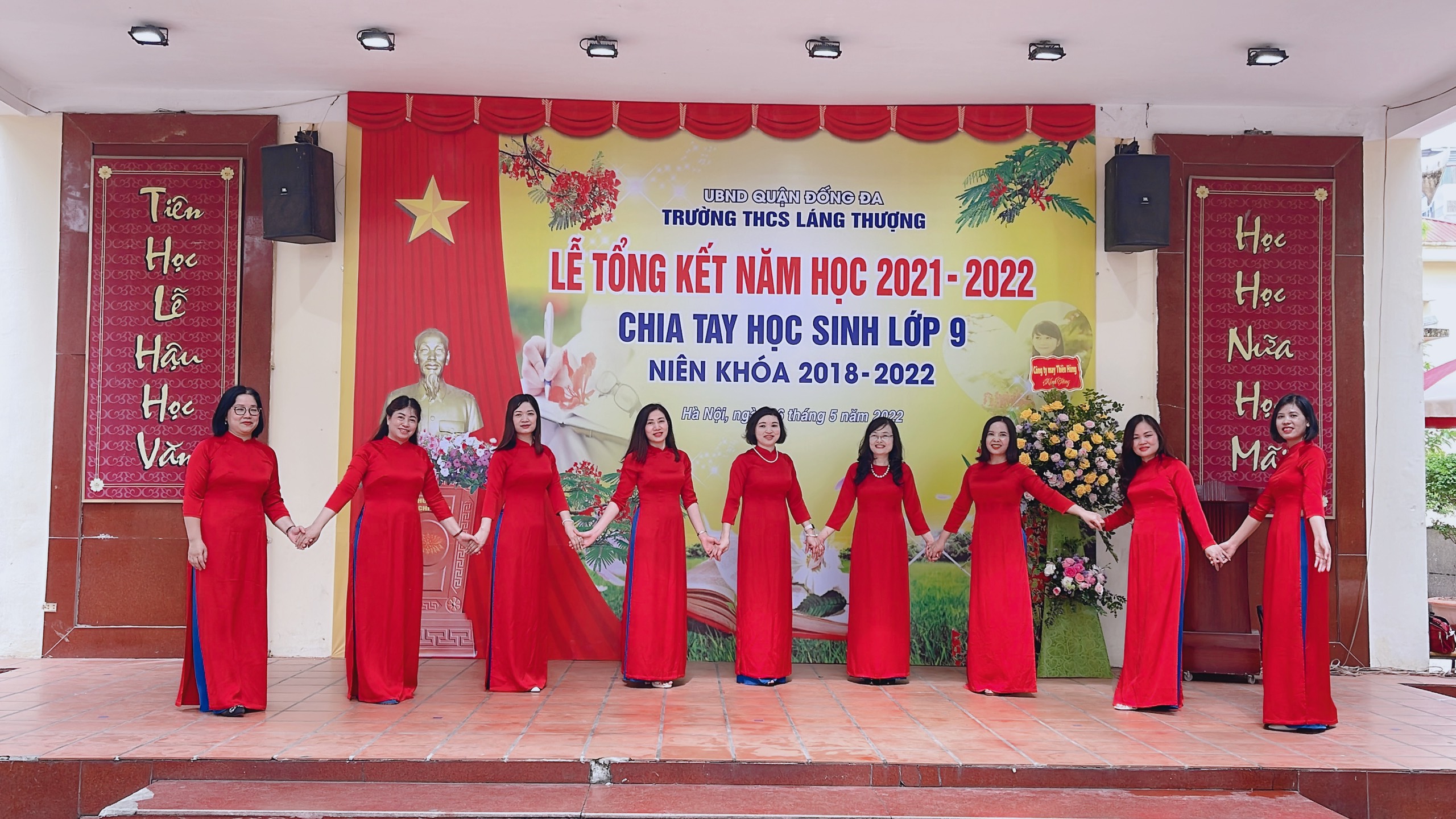 LỄ TỔNG KẾT NĂM HỌC 2021-2022 VÀ CHIA TAY HỌC SINH LỚP 9 
